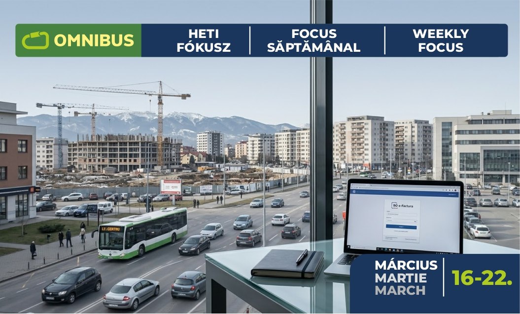 Omnibus Heti Fókusz: Hová tűnik a társasági adó, szigorodó e-szabályok és a lakáspiac helyzete | Március 16–22.